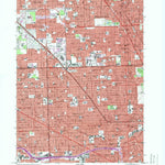 United States Geological Survey Royal Oak, MI (1996, 24000-Scale) digital map