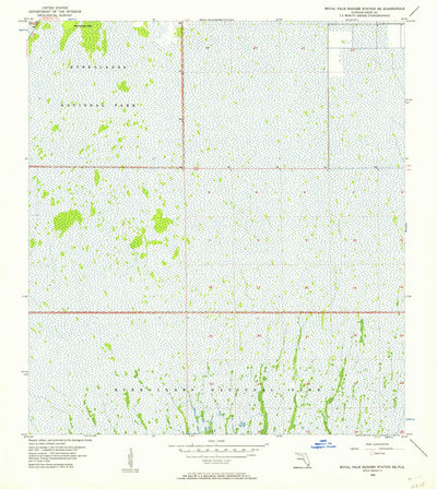 United States Geological Survey Royal Palm Ranger Station SE, FL (1956, 24000-Scale) digital map