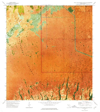United States Geological Survey Royal Palm Ranger Station SE, FL (1967, 24000-Scale) digital map