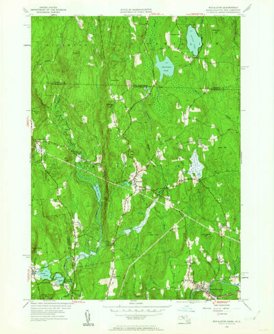 United States Geological Survey Royalston, MA-NH (1954, 24000-Scale) digital map