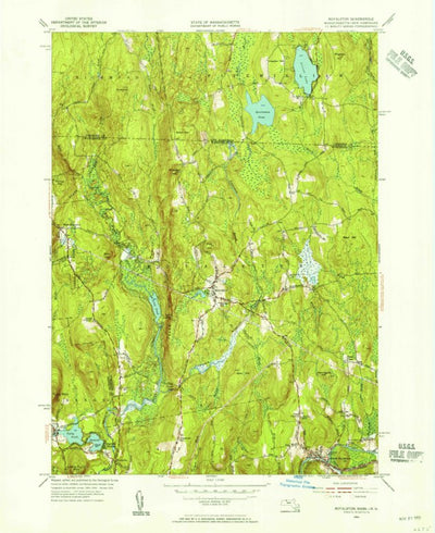 United States Geological Survey Royalston, MA-NH (1954, 31680-Scale) digital map