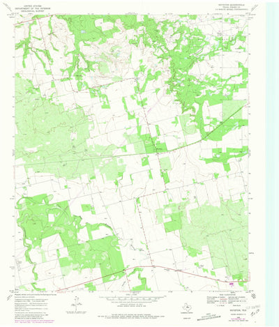 United States Geological Survey Royston, TX (1969, 24000-Scale) digital map