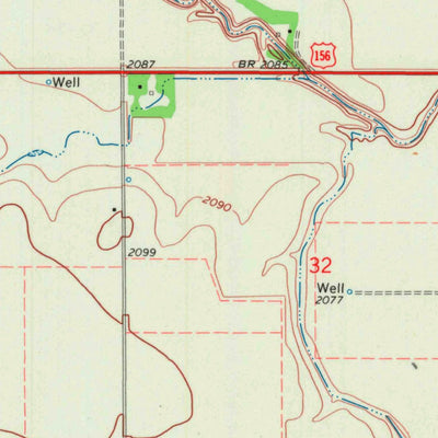 United States Geological Survey Rozel, KS (1970, 24000-Scale) digital map