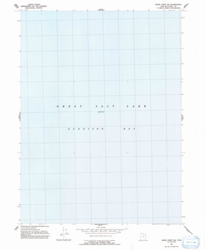 United States Geological Survey Rozel Point SW, UT (1991, 24000-Scale) digital map