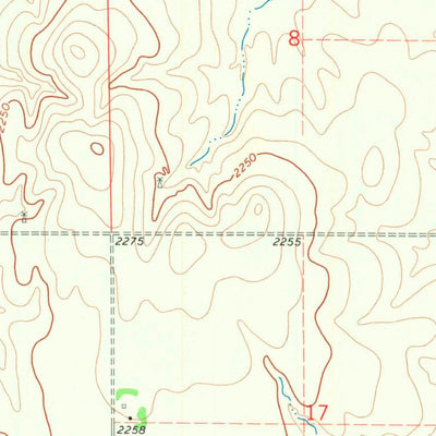 United States Geological Survey Rozel SW, KS (1972, 24000-Scale) digital map