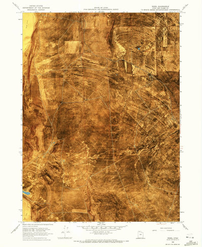 United States Geological Survey Rozel, UT (1968, 24000-Scale) digital map
