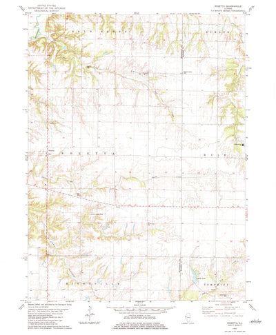 United States Geological Survey Rozetta, IL (1982, 24000-Scale) digital map
