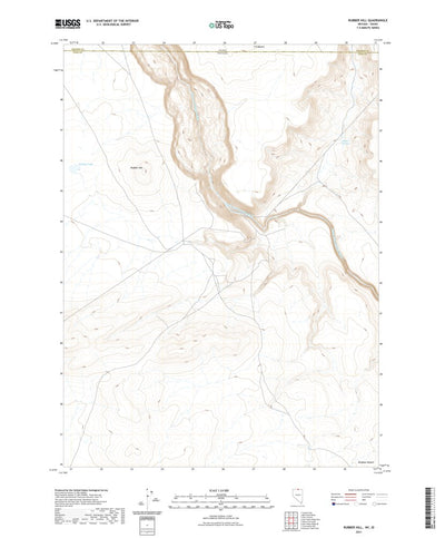 United States Geological Survey Rubber Hill, NV (2021, 24000-Scale) digital map