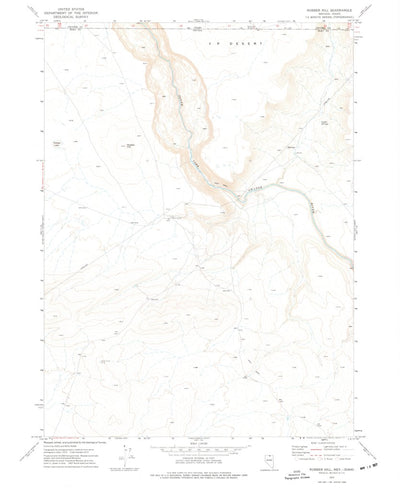 United States Geological Survey Rubber Hill, NV-ID (1973, 24000-Scale) digital map