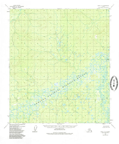 United States Geological Survey Ruby A-3, AK (1952, 63360-Scale) digital map