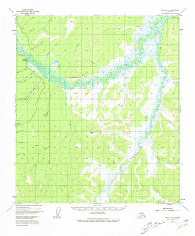United States Geological Survey Ruby A-5, AK (1952, 63360-Scale) digital map