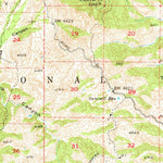 United States Geological Survey Ruby, AZ (1957, 62500-Scale) digital map
