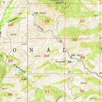 United States Geological Survey Ruby, AZ (1957, 62500-Scale) digital map