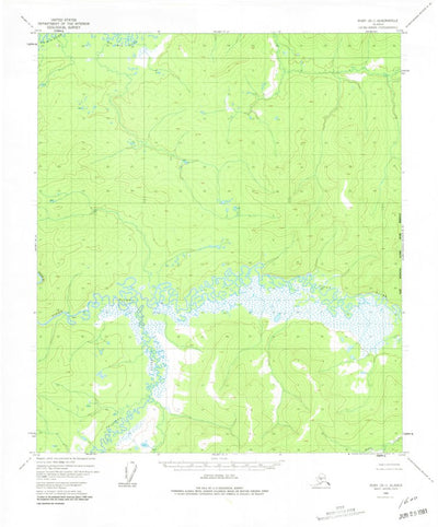 United States Geological Survey Ruby B-1, AK (1952, 63360-Scale) digital map