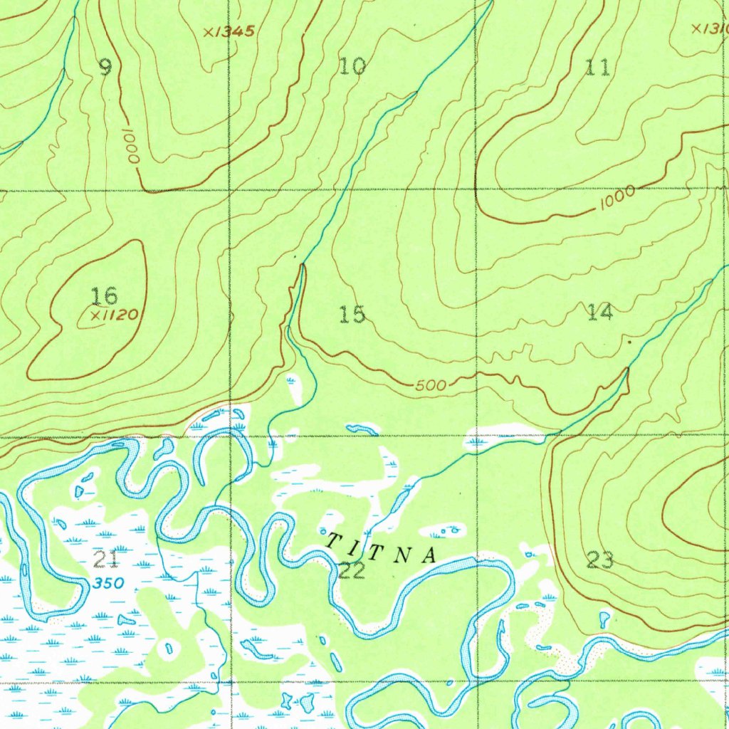 Ruby B-1, AK (1952, 63360-Scale) Map by United States Geological Survey ...