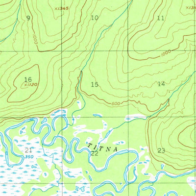 United States Geological Survey Ruby B-1, AK (1952, 63360-Scale) digital map
