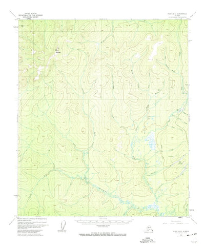 United States Geological Survey Ruby B-6, AK (1952, 63360-Scale) digital map