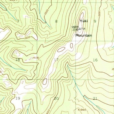 United States Geological Survey Ruby B-6, AK (1952, 63360-Scale) digital map