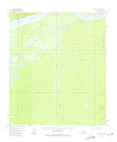 United States Geological Survey Ruby C-6, AK (1952, 63360-Scale) digital map