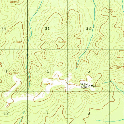 United States Geological Survey Ruby D-1, AK (1952, 63360-Scale) digital map