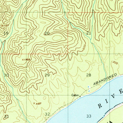 United States Geological Survey Ruby D-5, AK (1952, 63360-Scale) digital map