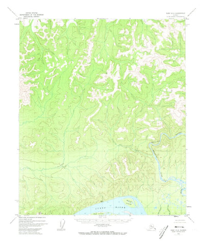 United States Geological Survey Ruby D-6, AK (1952, 63360-Scale) digital map