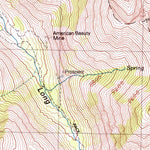 United States Geological Survey Ruby Dome, NV (1990, 24000-Scale) digital map