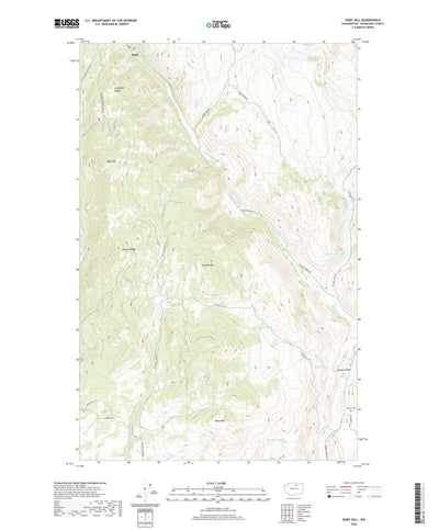 United States Geological Survey Ruby Hill, WA (2020, 24000-Scale) digital map