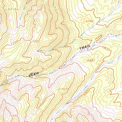 United States Geological Survey Ruby Lake NE, NV (1968, 24000-Scale) digital map
