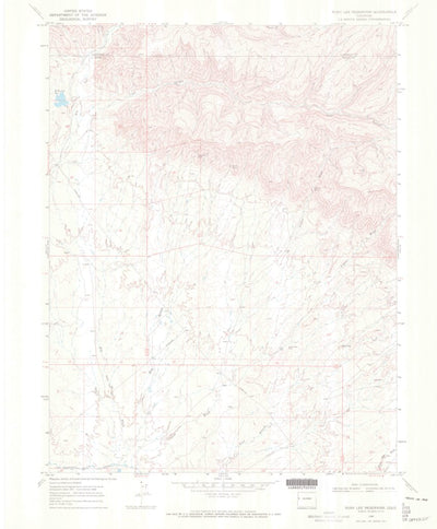 United States Geological Survey Ruby Lee Reservoir, CO (1968, 24000-Scale) digital map