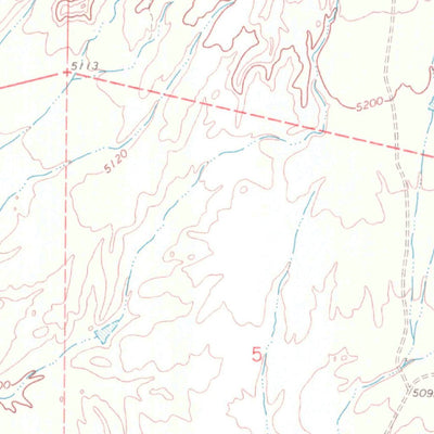 United States Geological Survey Ruby Lee Reservoir, CO (1968, 24000-Scale) digital map