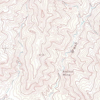 United States Geological Survey Ruby Lee Reservoir, CO (1968, 24000-Scale) digital map