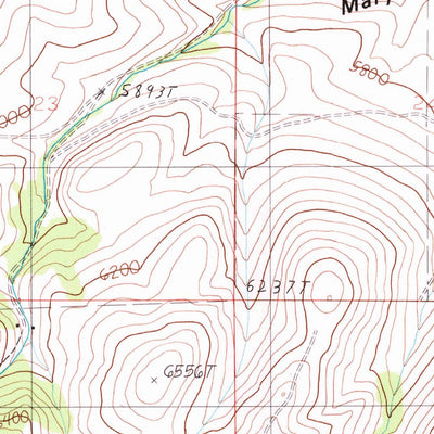 United States Geological Survey Ruby Mountain, MT (1987, 24000-Scale) digital map