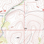 United States Geological Survey Ruby Mountain, MT (2000, 24000-Scale) digital map