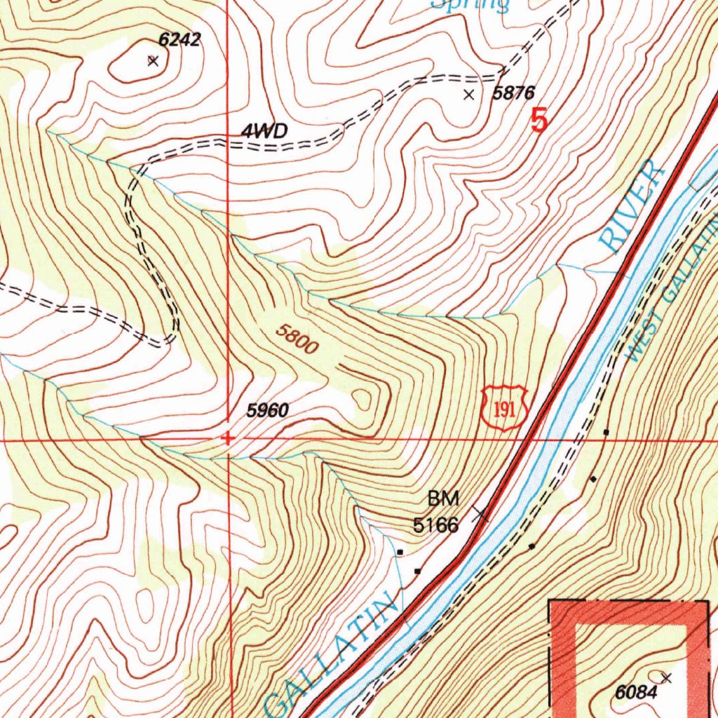 Ruby Mountain, MT (2000, 24000-Scale) Map by United States Geological ...