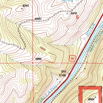 United States Geological Survey Ruby Mountain, MT (2000, 24000-Scale) digital map