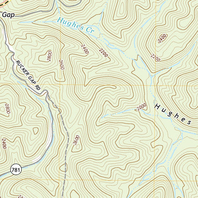 United States Geological Survey Rucker Gap, VA (2019, 24000-Scale) digital map
