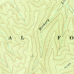United States Geological Survey Rucker Gap, VA-WV (1966, 24000-Scale) digital map