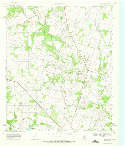 United States Geological Survey Rucker, TX (1968, 24000-Scale) digital map