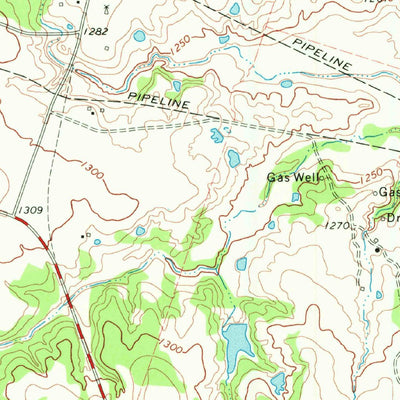 United States Geological Survey Rucker, TX (1968, 24000-Scale) digital map