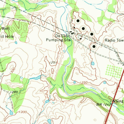 United States Geological Survey Rucker, TX (1968, 24000-Scale) digital map