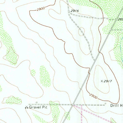 United States Geological Survey Rudd Draw, TX (1969, 24000-Scale) digital map