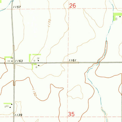 United States Geological Survey Rudd, IA (1971, 24000-Scale) digital map