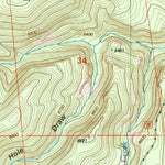 United States Geological Survey Rudd Knoll, AZ (1997, 24000-Scale) digital map