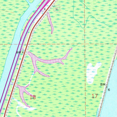 United States Geological Survey Ruddock, LA (1967, 24000-Scale) digital map