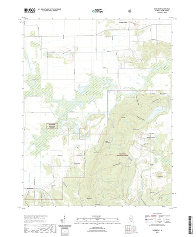 United States Geological Survey Rudement, IL (2021, 24000-Scale) digital map