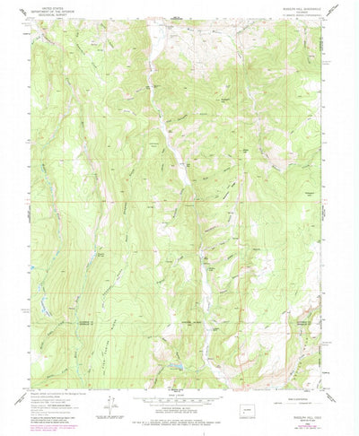United States Geological Survey Rudolph Hill, CO (1962, 24000-Scale) digital map