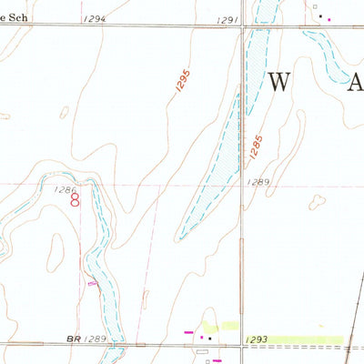 United States Geological Survey Rudolph, SD (1960, 24000-Scale) digital map