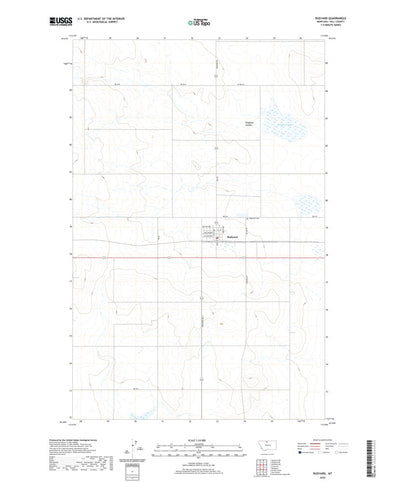 United States Geological Survey Rudyard, MT (2020, 24000-Scale) digital map