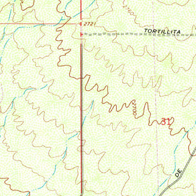 United States Geological Survey Ruelas Canyon, AZ (1968, 24000-Scale) digital map